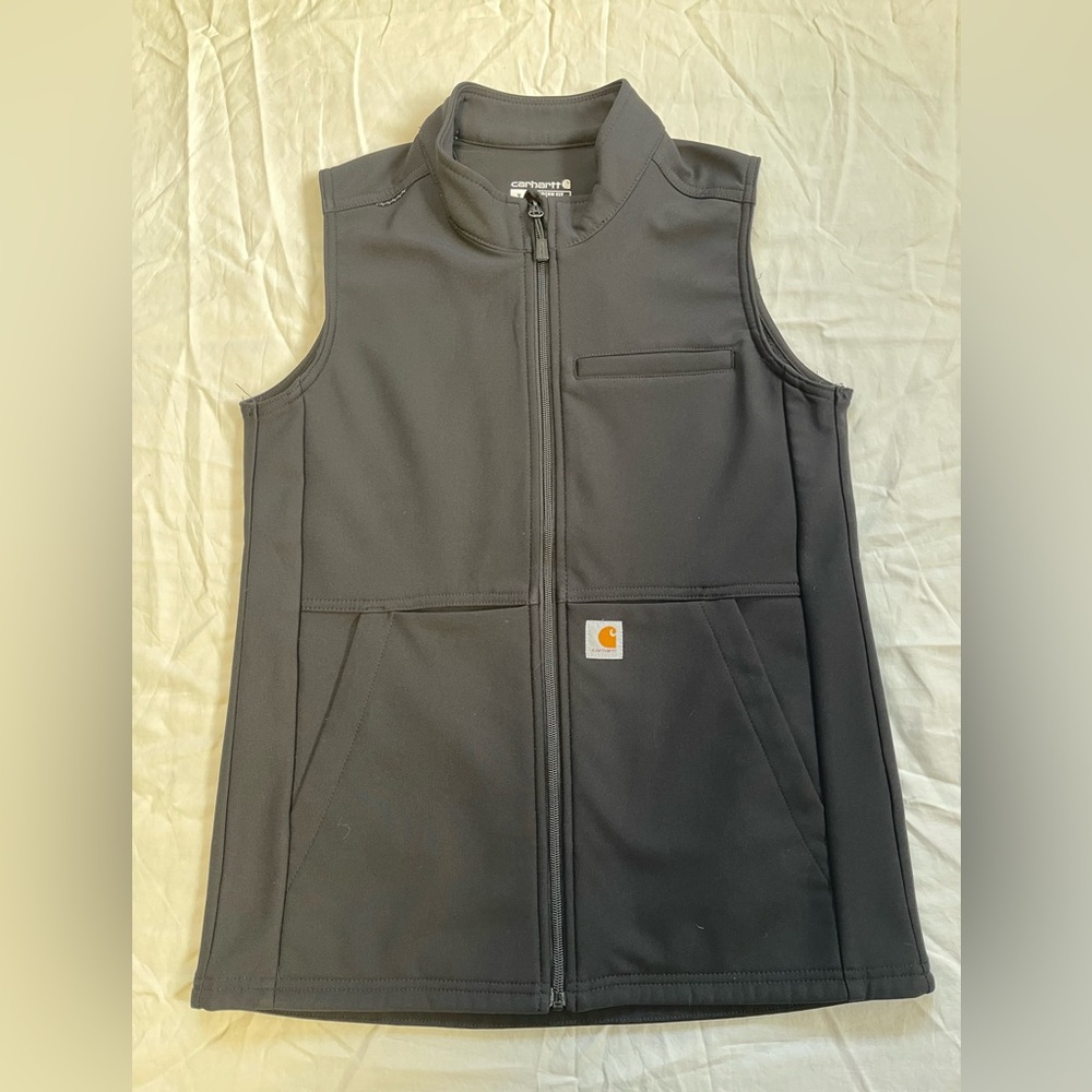 Carhartt Women’s modern fit scrub vest in black size small